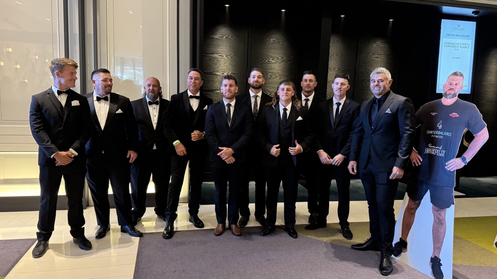 FMR team suited up for the Perth Corporate Rumble