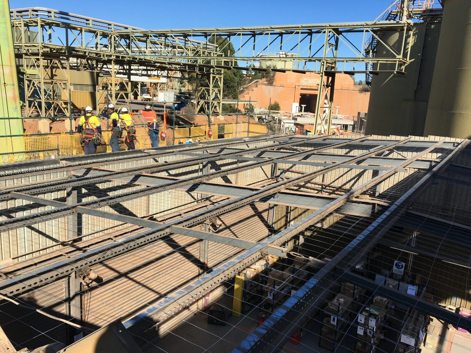Copper Concentrate Shed — Roof & Structural Upgrade — Photo 17