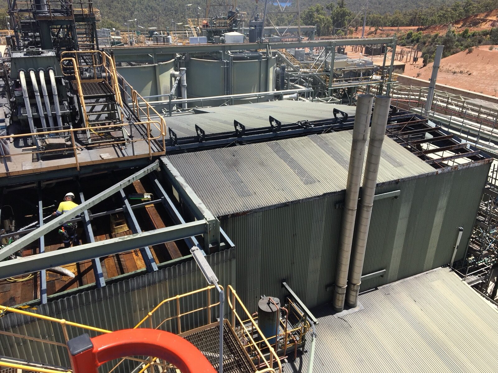 Copper Concentrate Shed — Roof & Structural Upgrade — Photo 7