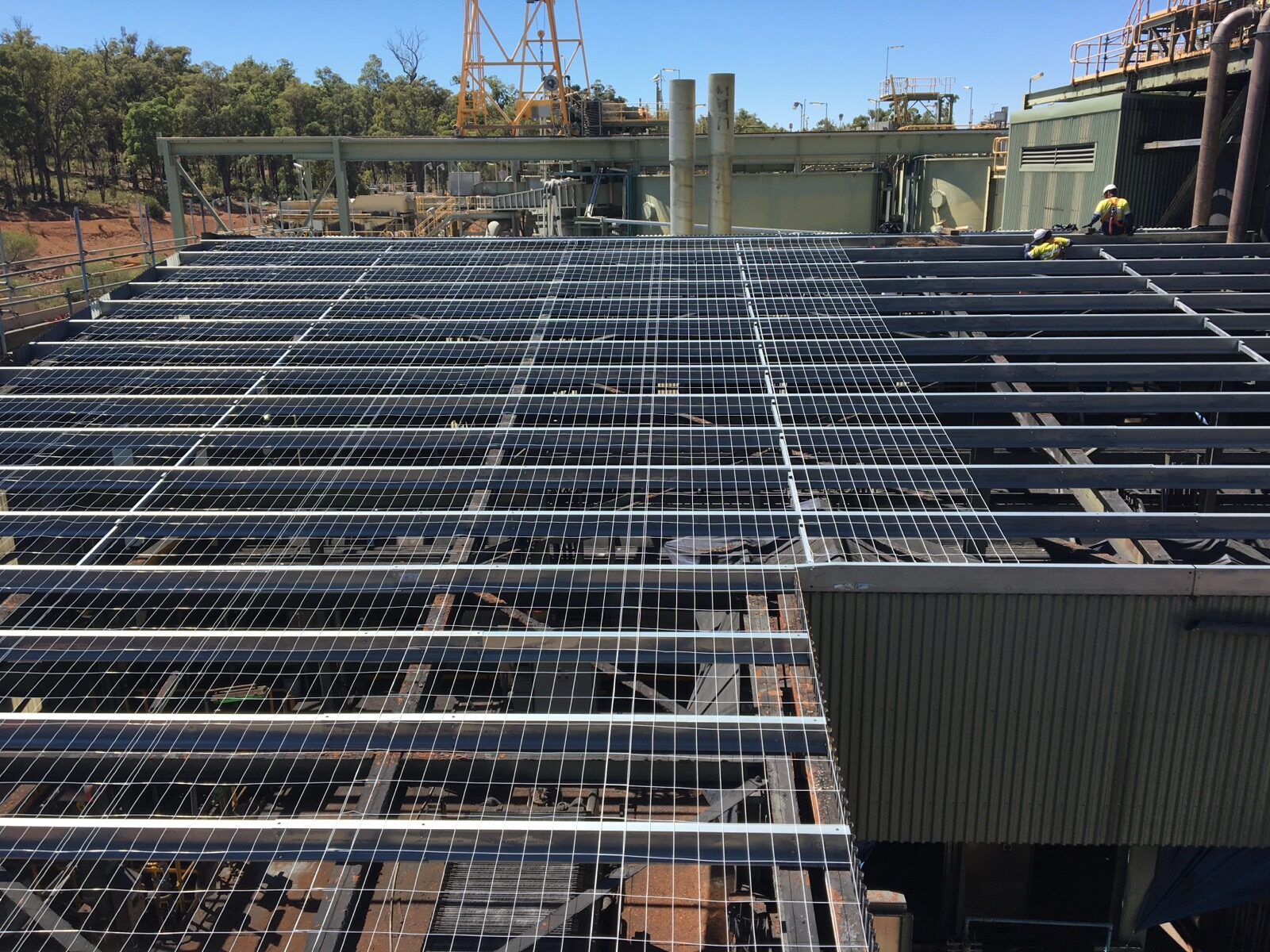 Copper Concentrate Shed — Roof & Structural Upgrade — Photo 10