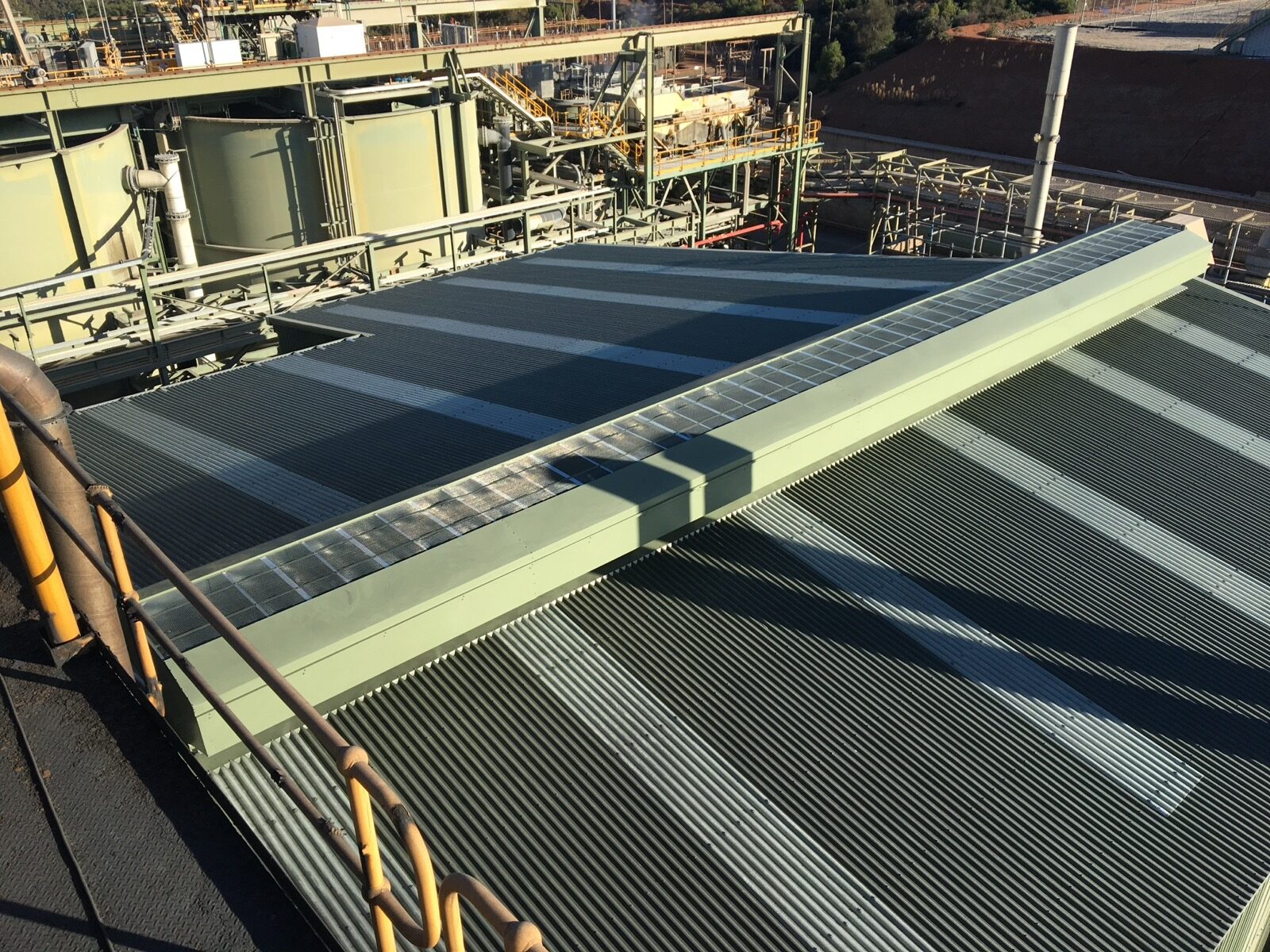 Copper Concentrate Shed — Roof & Structural Upgrade — Photo 13