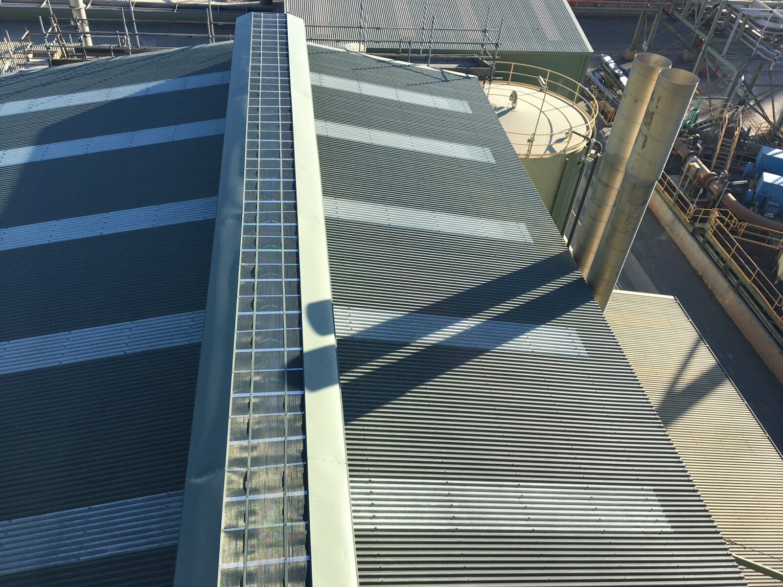 Copper Concentrate Shed — Roof & Structural Upgrade — Photo 14