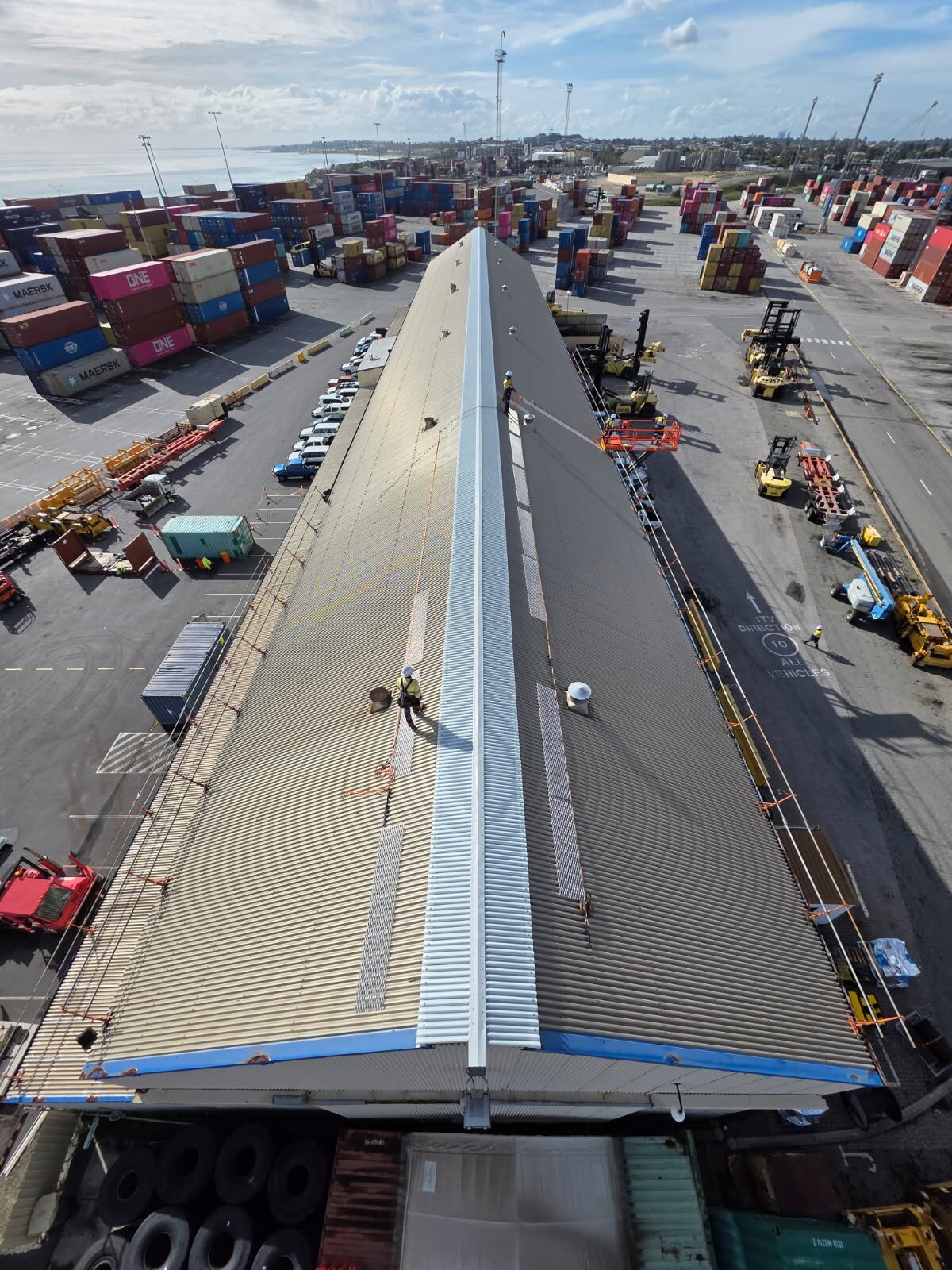 Fremantle Ports — Roof Replacement & Corrosion Remediation — Photo 2
