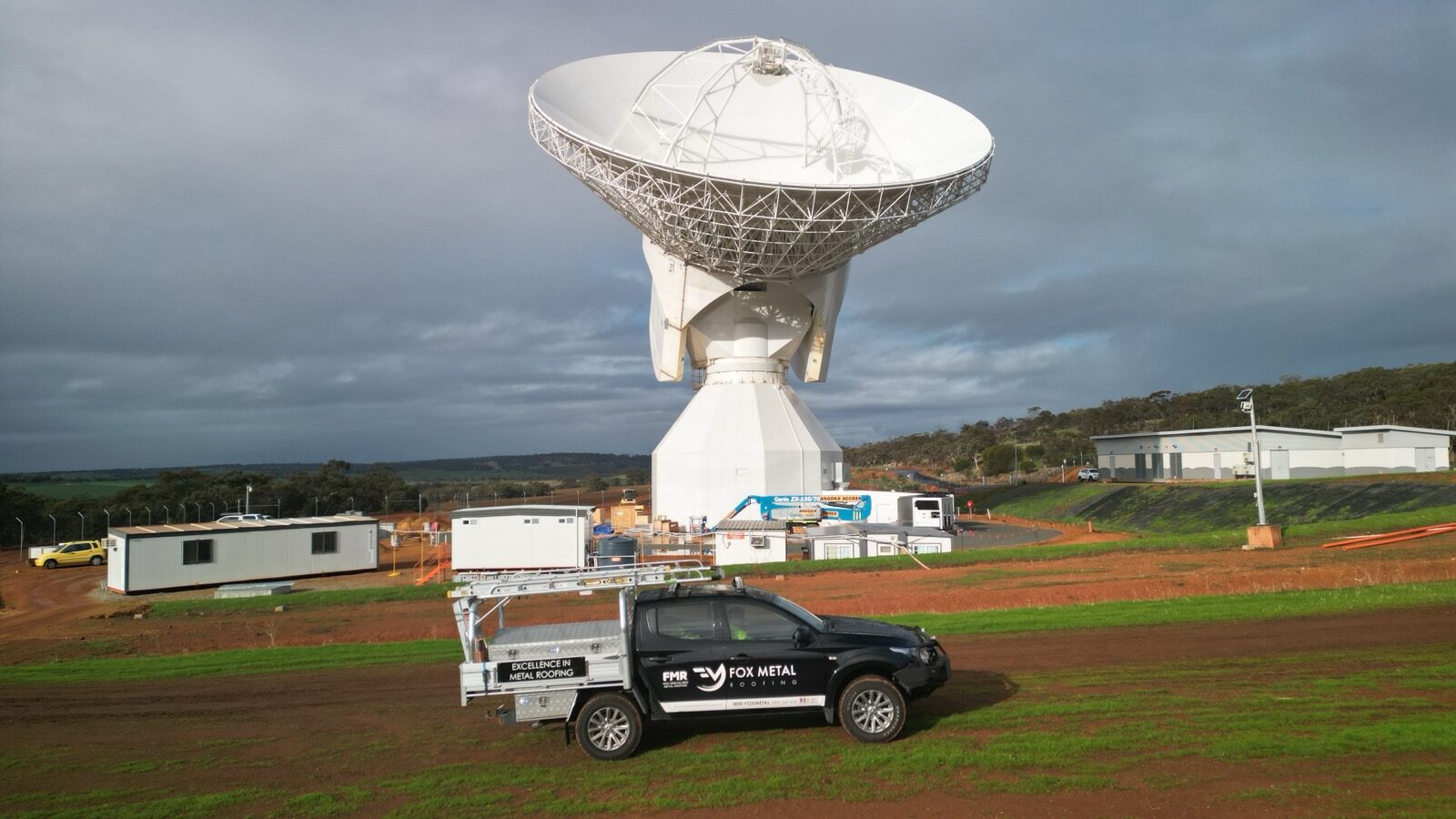 Deep Space Antenna — Cladding Installation — Photo 10