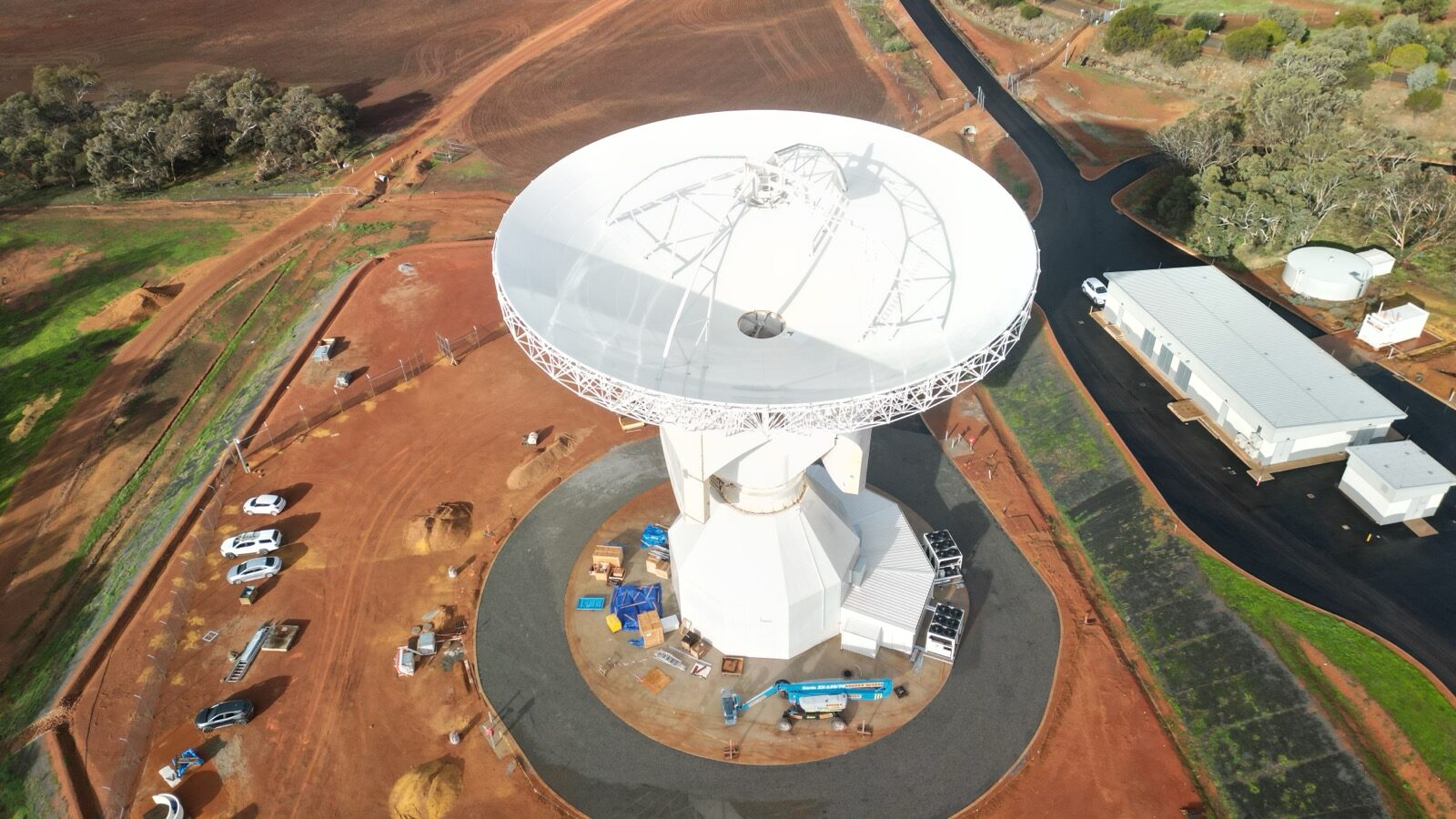 ESA Deep Space Antenna — Cladding Delivered