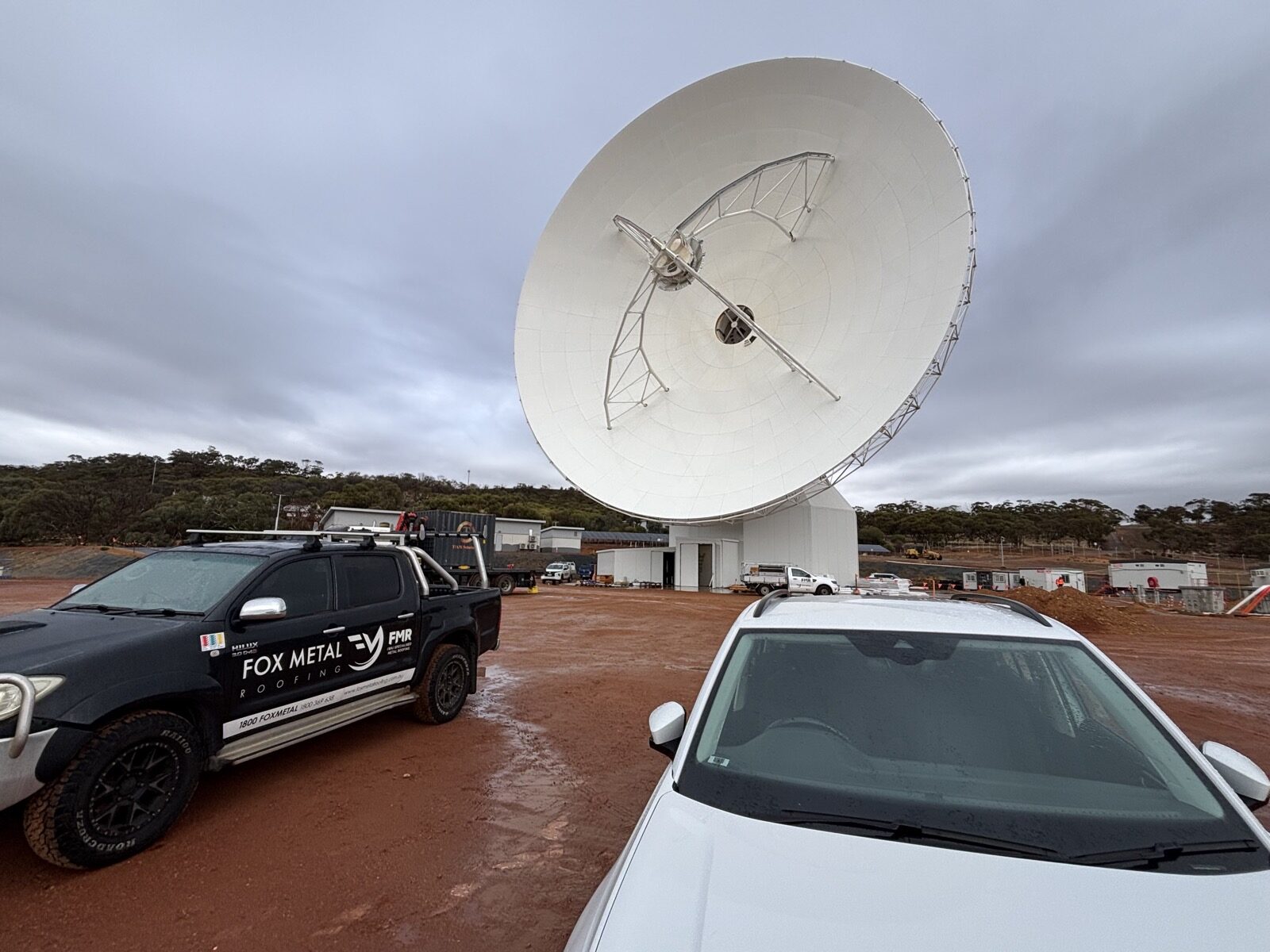 Deep Space Antenna — Cladding Installation — Photo 14
