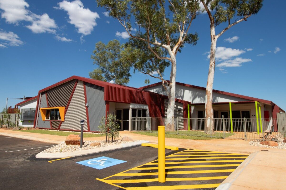 Completed Pannawonica childcare centre — modular building